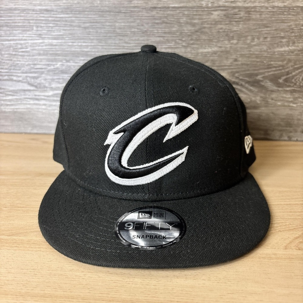Cleveland Cavaliers Hat Cap Snap‎ Back Black NBA Basketball New Era Mens 9Fifty